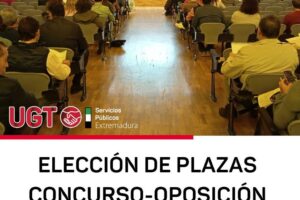 UGT Servicios Públicos asiste al Acto de Elección de Plazas del Personal Laboral (Proceso de Estabilización. Concurso Oposición)