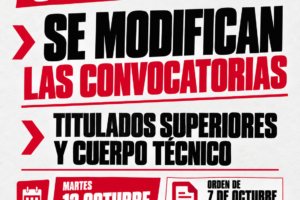 Modificaciones en las oposiciones de Titulados Superiores y Cuerpo Técnico de la Junta de Extremadura