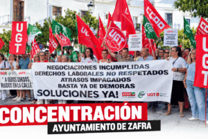 UGT, CCOO y CSIF exigen al Ayuntamiento de Zafra soluciones a las reivindicaciones laborales pendientes de la plantilla municipal