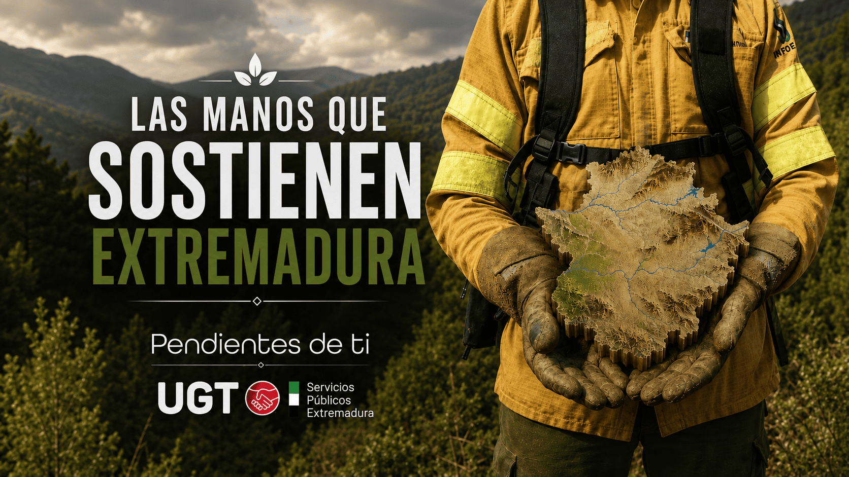 Las manos que sostienen Extremadura