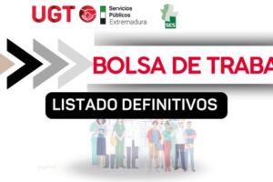 #UGTSalud | Bolsa. Listados Definitivo.