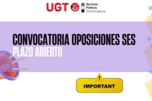 #UGTSalud | Convocatoria de Oposiciones SES: Personal de Gestión y Servicios