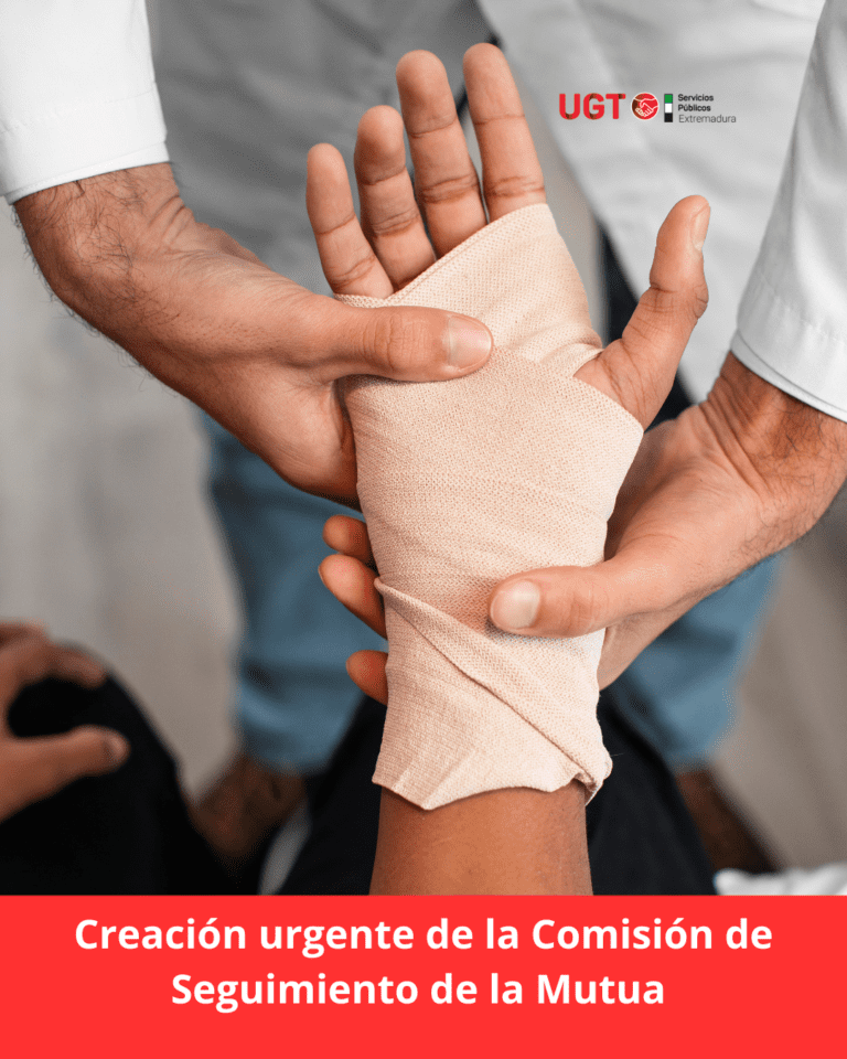 Lee más sobre el artículo UGT exige la creación urgente de la Comisión de Seguimiento de la Mutua
