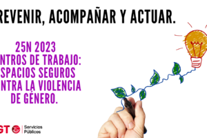 Prevenir, acompañar y actuar. Centros de trabajo: espacios seguro contra la violencia de género