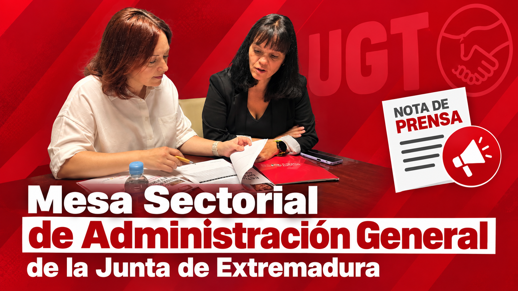 UGT considera insuficiente la propuesta de equiparación salarial de la Junta y exige una negociación real para Administración General