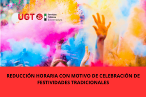 Reducción horaria por festividades tradicionales mes de febrero 2026