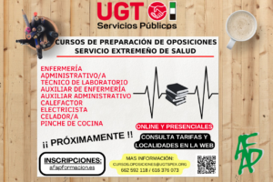 #UGTFormación | Cursos de preparación de oposiciones SES 