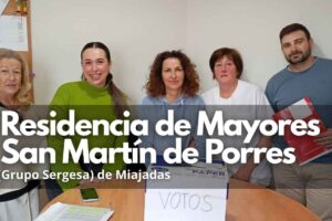 UGT gana por mayoría absoluta las elecciones sindicales en la Residencia de Mayores San Martín de Porres (Grupo Sergesa) de Miajadas