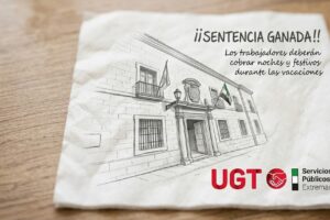 El Tribunal Superior de Justicia de Extremadura confirma el derecho de una trabajadora de la Junta de Extremadura a percibir complementos habituales durante las vacaciones