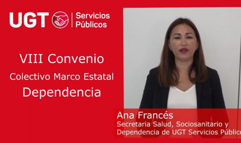 Lee más sobre el artículo #UGTDependencia |El VIII Convenio Estatal de Dependencia ya está en el BOE y beneficiará a 400.000  trabajadoras de Residencias, Centros de Día, Ayuda a Domicilio y Teleasistencia
