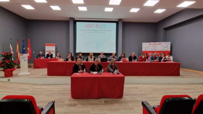 Lee más sobre el artículo UGT Servicios Públicos Extremadura celebra su III Comité Regional Ordinario, máximo órgano entre Congresos