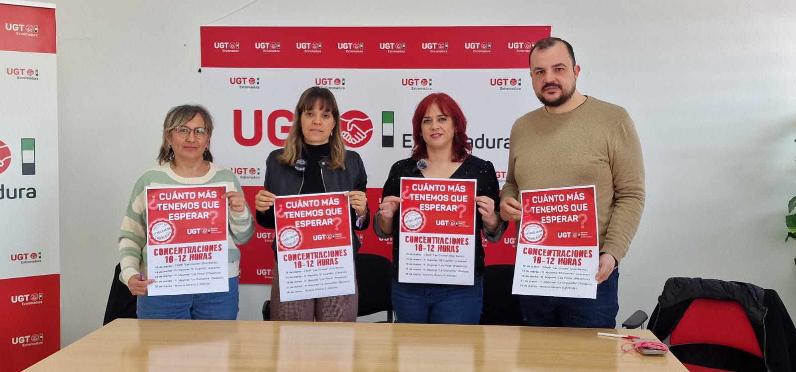 En este momento estás viendo UGT convoca concentraciones para exigir la finalización del proceso de estabilización