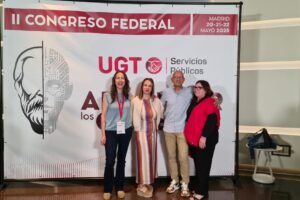 UGT-SP Extremadura refuerza su presencia estatal con una amplia representación extremeña en el II Congreso de UGT Servicios Públicos