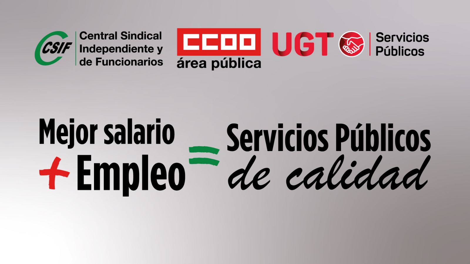 En este momento estás viendo UGT, CCOO y CSIF anuncian movilizaciones: exigimos un nuevo acuerdo salarial  para las empleadas y los empleados públicos 