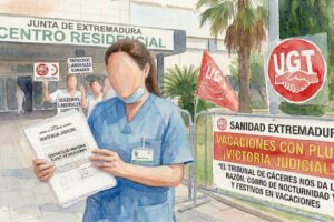 UGT-SP Extremadura obtiene dos sentencias que condenan a la Junta de Extremadura a pagar nocturnidad y festivos durante las vacaciones