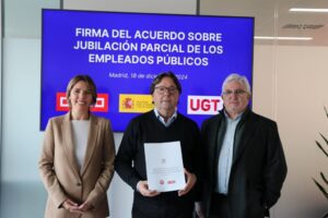 UGT Servicios Públicos Extremadura celebra el acuerdo que devuelve la jubilación parcial al personal funcionario y estatutario