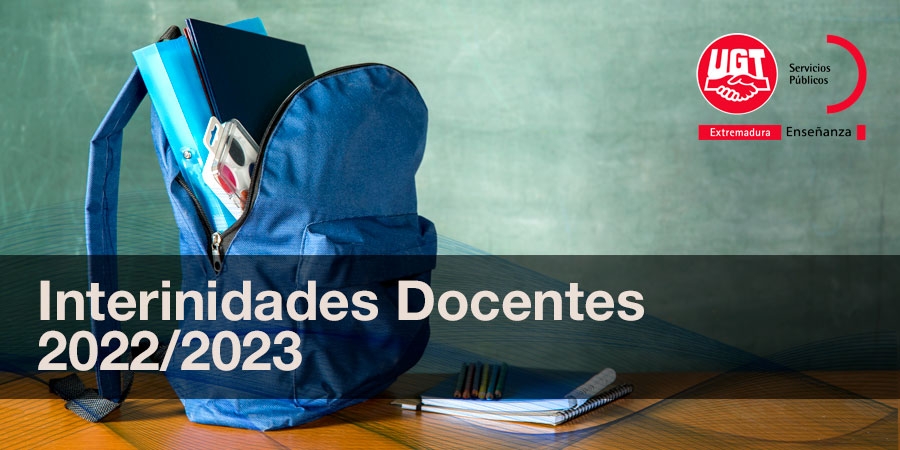 Interinidades docentes 2022/2023