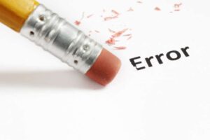 Corrección de errores. Proceso de estabilización