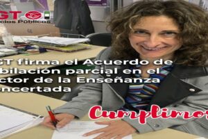 #UGTConcertada | UGT Servicios Públicos firma el acuerdo de jubilación parcial en el Sector de la Enseñanza Concertada.