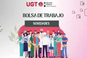 #UGTSalud | Bolsa de Trabajo. Personal Gestión y Servicios. Próxima Publicación.